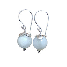 Load image into Gallery viewer, Earring Freyja Flower Gemstone Ball
