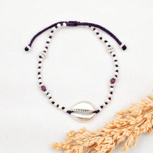 Load image into Gallery viewer, Bracelet Silver Cowrie Pearl
