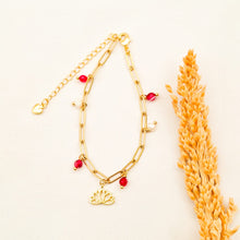 Load image into Gallery viewer, Bracelet Charm Pearl and Stone
