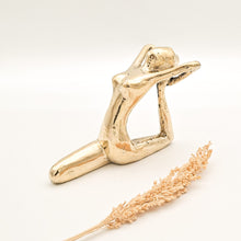 Load image into Gallery viewer, Brass Decor Meditating Yoga
