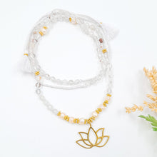 Load image into Gallery viewer, Necklace Yoga Lotus Wire
