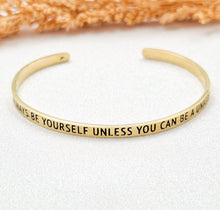 Load image into Gallery viewer, Bracelet Brass Quote 15 Cm
