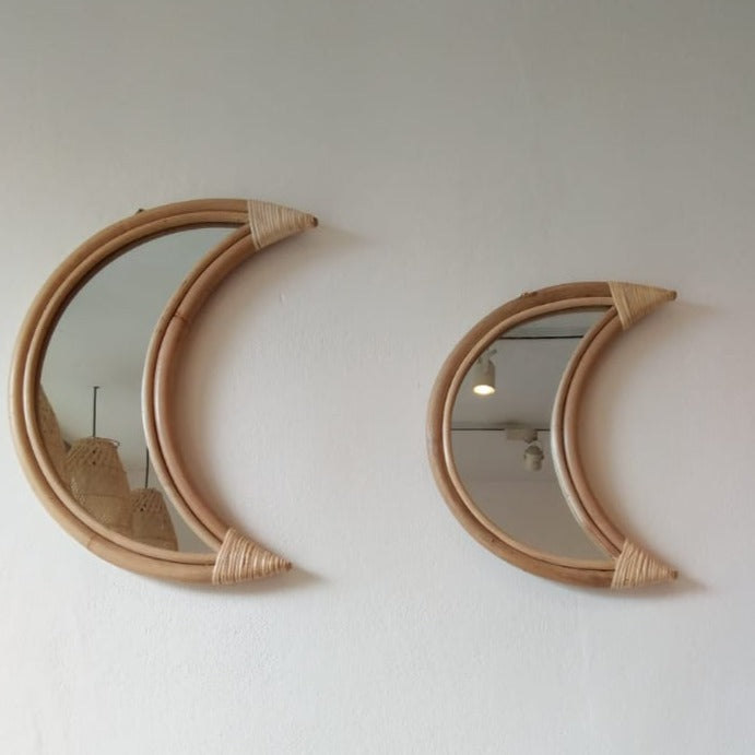 Mirror Rattan Moon