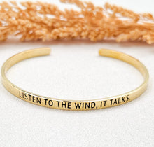 Load image into Gallery viewer, Bracelet Brass Quote 15 Cm
