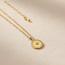 Load image into Gallery viewer, Necklace Small Signet Star Zircone
