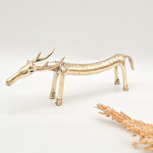 Load image into Gallery viewer, Brass Decor Tribal Deer
