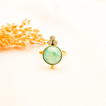 Load image into Gallery viewer, Ring Round Triple Zircone
