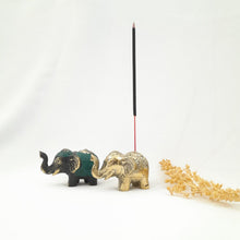 Load image into Gallery viewer, Brass Incense Holder Elephant

