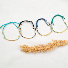 Load image into Gallery viewer, Bracelet Kepang Pearl Brass Line
