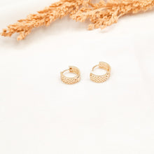 Load image into Gallery viewer, Earring Love Hoop Cris Cross
