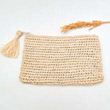 Load image into Gallery viewer, Bali Beach Rafia Pouch
