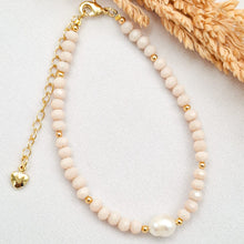 Load image into Gallery viewer, Bracelet Crystal &amp; Single Pearl
