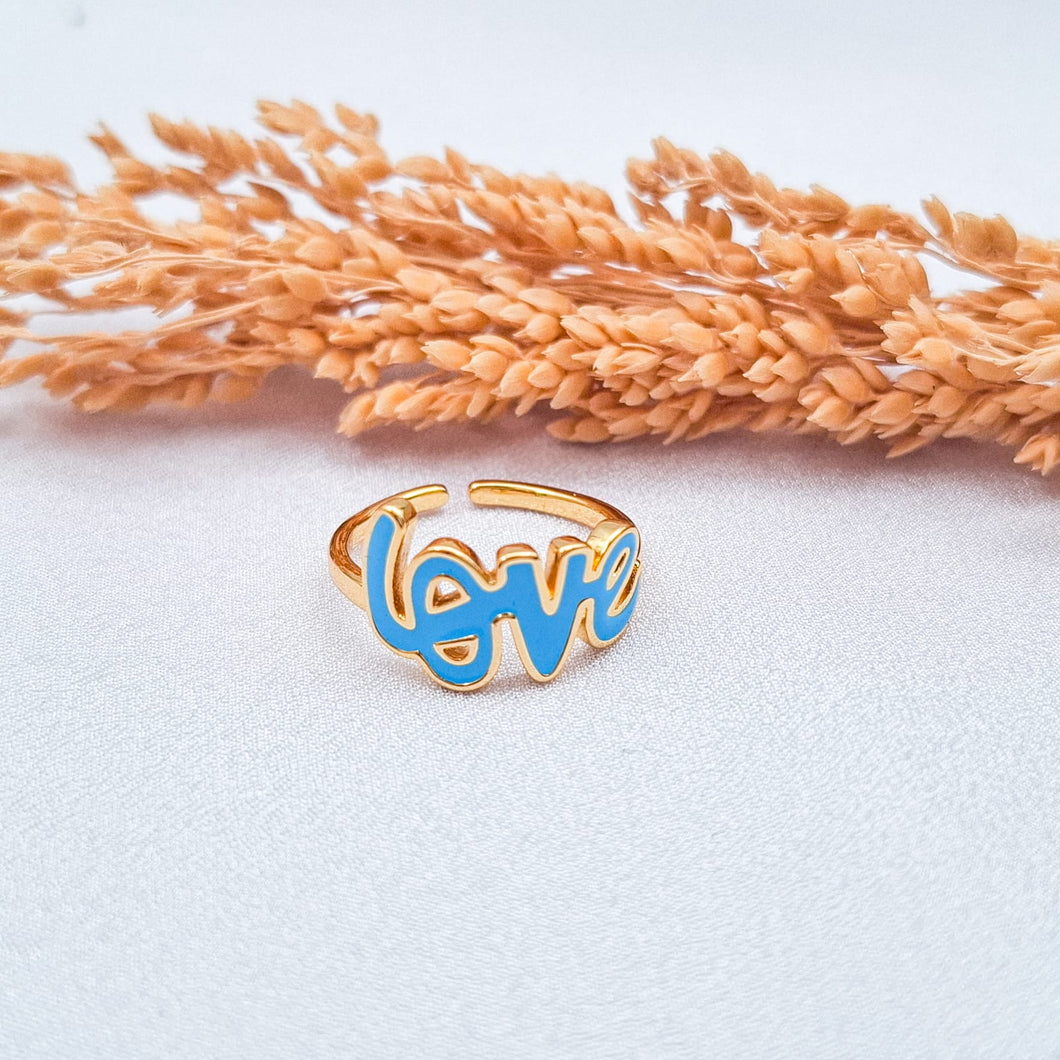 Ring Enamel Love