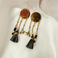 Load image into Gallery viewer, Earring Stud Circle and Charm
