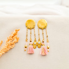 Load image into Gallery viewer, Earring Stud Circle and Charm
