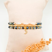 Load image into Gallery viewer, Bracelet Set Moon and Pearls
