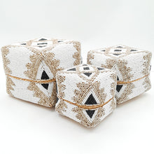 Load image into Gallery viewer, Balinese Beads Box Set of 3 Square
