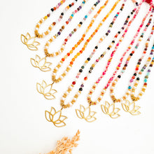 Load image into Gallery viewer, Necklace Yoga Lotus Wire
