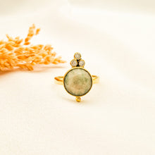 Load image into Gallery viewer, Ring Round Triple Zircone
