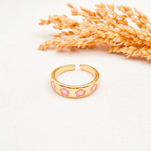 Load image into Gallery viewer, Ring Enamel Flower
