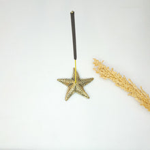 Load image into Gallery viewer, Brass Incense Holder Star Fish
