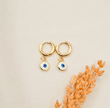 Load image into Gallery viewer, Earring Hoop Enamel Round
