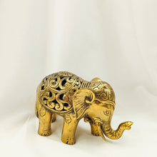 Load image into Gallery viewer, Brass Decor Elephant Happy Kerawang
