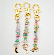 Load image into Gallery viewer, Keychain Charm Gemstone
