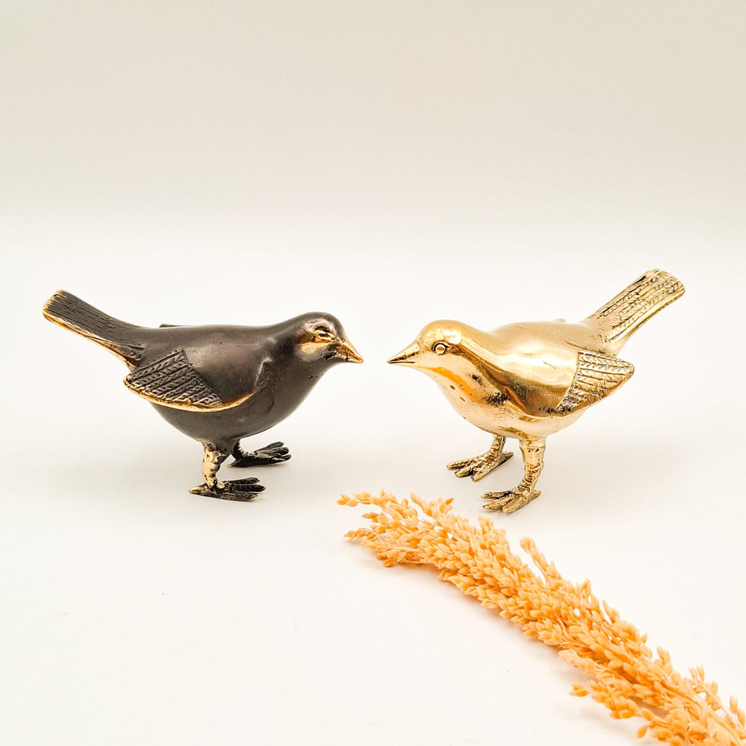 Brass Bird Decor