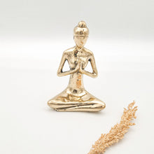 Load image into Gallery viewer, Brass Decor Meditating Yoga
