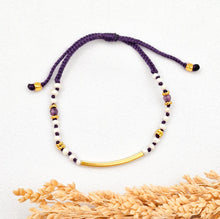 Load image into Gallery viewer, Bracelet Kepang Pearl Brass Line
