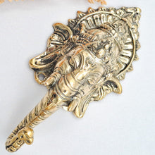 Load image into Gallery viewer, Brass Hook Ganesha Small
