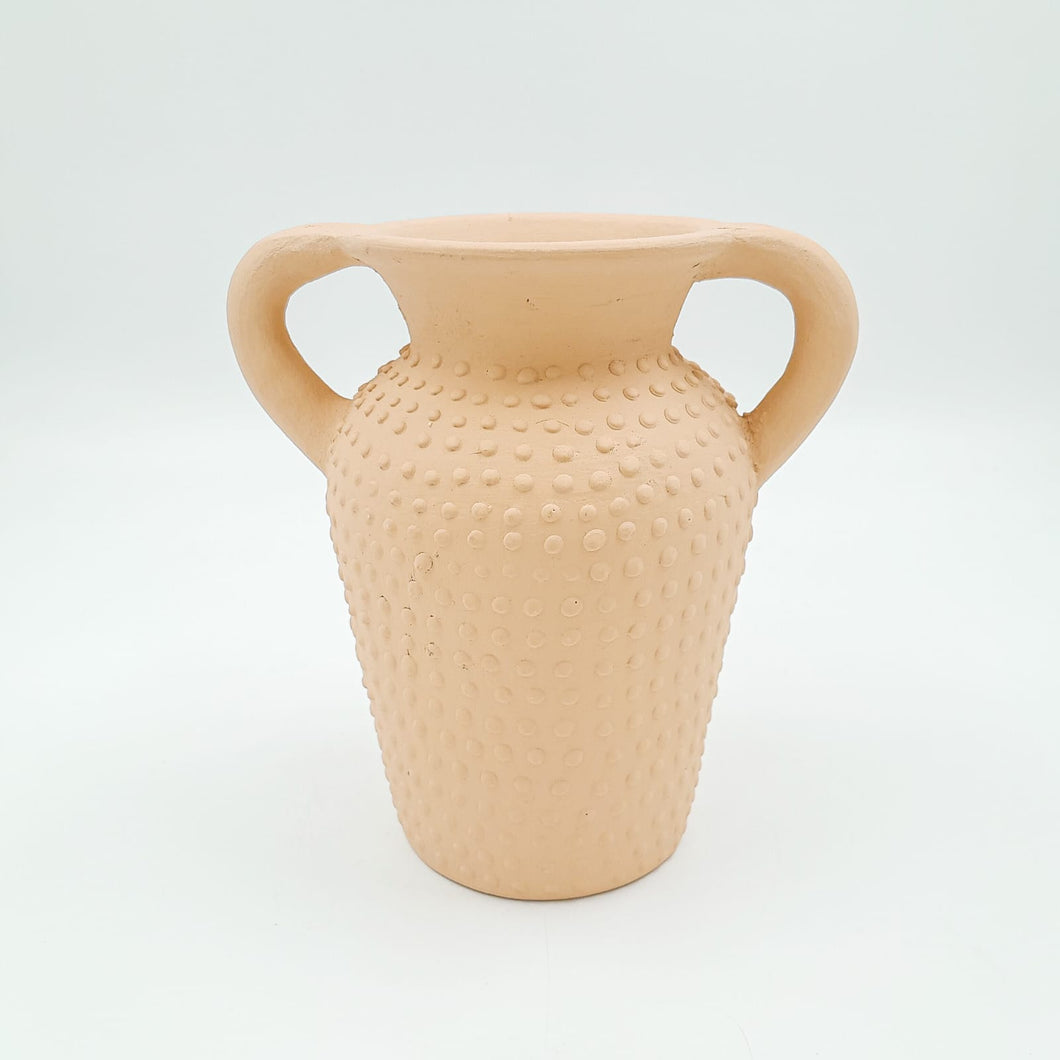 Lombok Ceramic Vase Double Ear Tutul