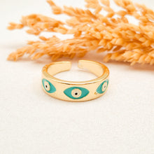 Load image into Gallery viewer, Ring Enamel Three Eye
