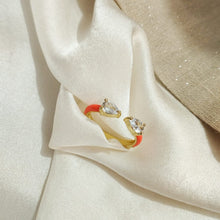 Load image into Gallery viewer, Ring Enamel Crystal
