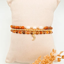 Load image into Gallery viewer, Bracelet Set Moon and Pearls
