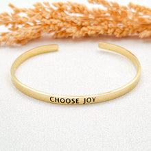 Load image into Gallery viewer, Bracelet Brass Quote 15 Cm
