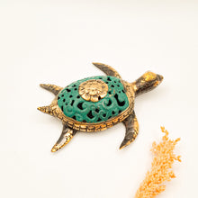 Load image into Gallery viewer, Brass Decor Antique Kerawang Turtle
