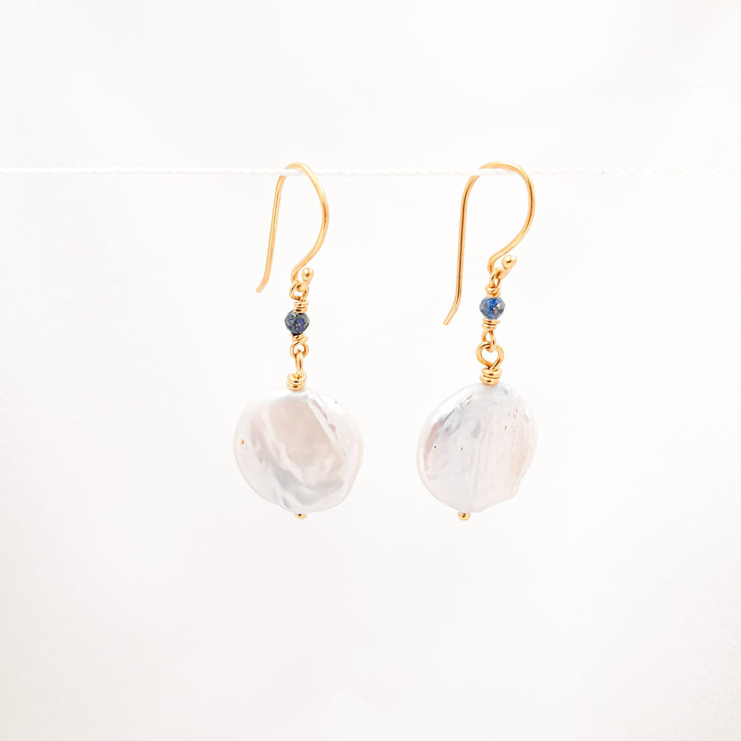 Earring Pearl Round