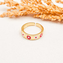 Load image into Gallery viewer, Ring Enamel Flower
