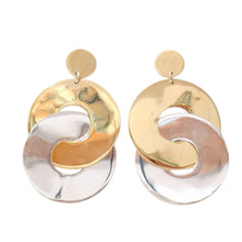 Load image into Gallery viewer, Earring Stud Round with Double Ring

