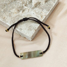 Load image into Gallery viewer, Bracelet Cotton Braid Mother of Pearl
