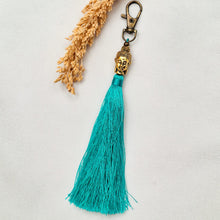 Load image into Gallery viewer, Keychain Tassel Buddha Head Small
