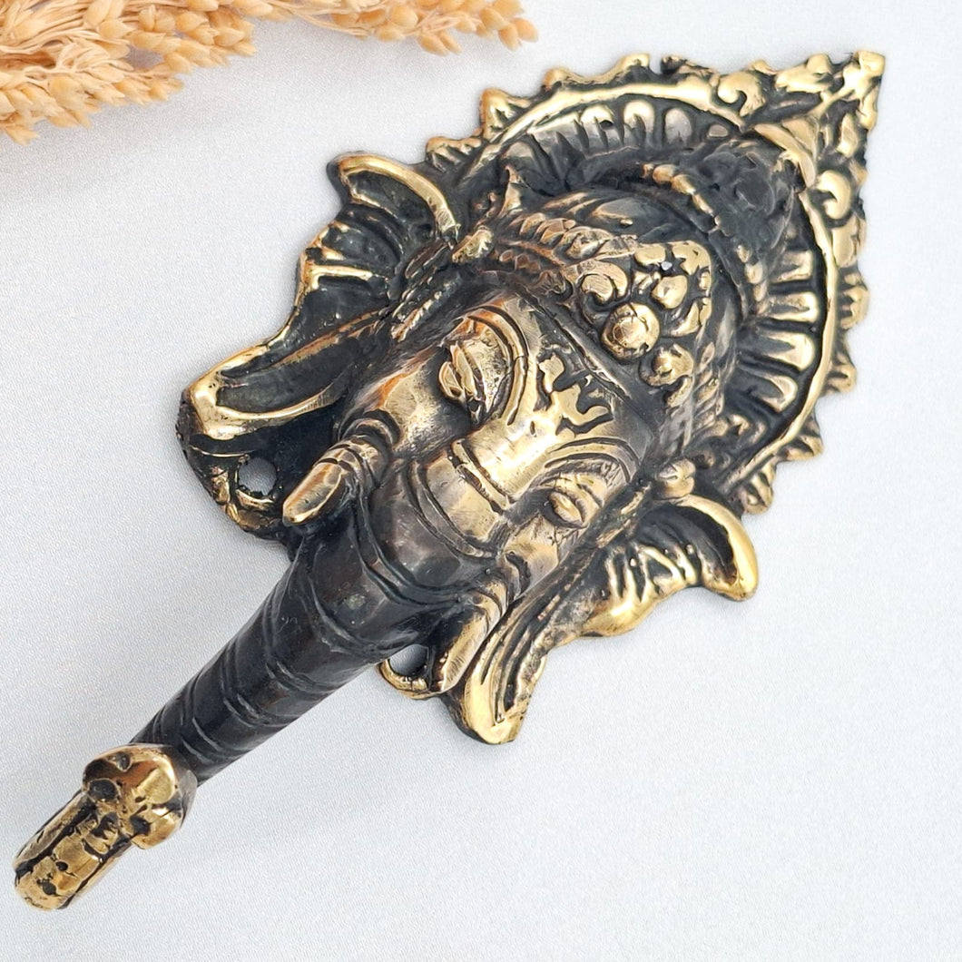 Brass Hook Ganesha Small