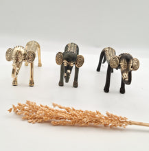 Load image into Gallery viewer, Brass Decor Tribal Elephant
