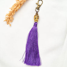 Load image into Gallery viewer, Keychain Tassel Buddha Head Small
