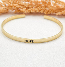 Load image into Gallery viewer, Bracelet Brass Quote 15 Cm
