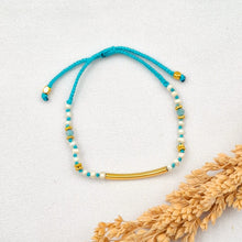 Load image into Gallery viewer, Bracelet Kepang Pearl Brass Line
