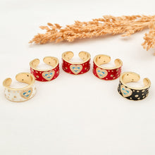 Load image into Gallery viewer, Ring Enamel Love Eye
