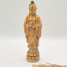 Load image into Gallery viewer, Buddha Resin Standing on Lotus Flower

